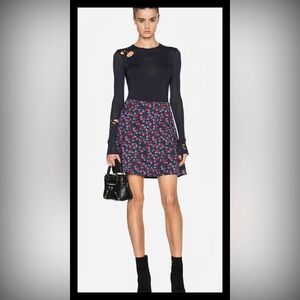 Seasalt Cornwall cotton Floral corduroy Skirt